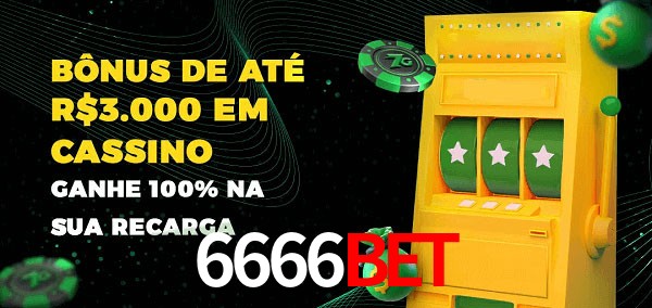 6666bet melhor bônus de depósito